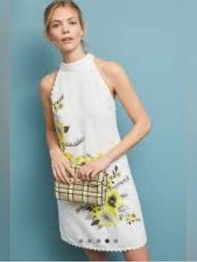 NWT - Anthropologie Maeve Petunia shift dress, Size 2